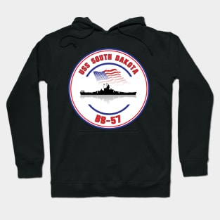 USS South Dakota BB-57 Hoodie